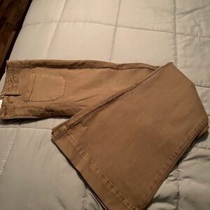 Risen Wide Leg Mustard jeans